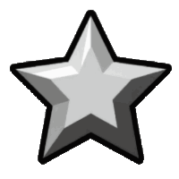 sheriff star badge  silver detailed