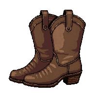 spurs boot pair  military cavalry issue
