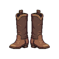 spurs boot pair  prospector mining