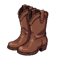 spurs boot pair  rusted old frontier