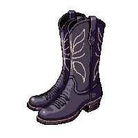 spurs boot pair  silver detailed