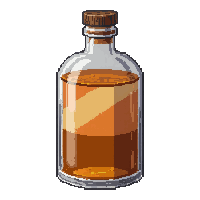 whiskey bottle glass  drifter patched