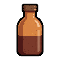 whiskey bottle glass  rusted old frontier