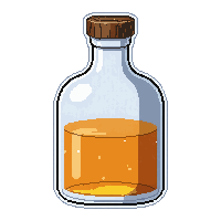 whiskey bottle glass  saloon keeper style