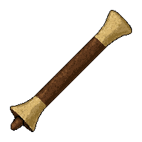 canteen as club  ivory carved handle