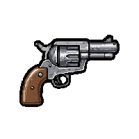 derringer pocket gun  nickel plated shiny