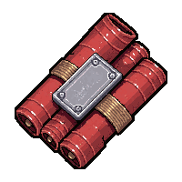 dynamite sticks bundle  silver inlay detail