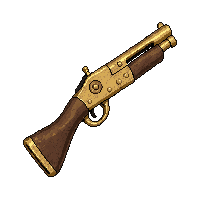 gatling gun crank  gold engraved fancy