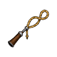 lasso rope coiled  pearl handle grip