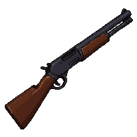 lever action rifle  copper accent trim