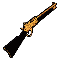 lever action rifle  gold engraved fancy
