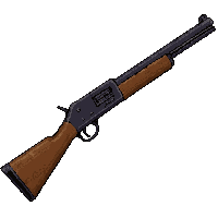 lever action rifle  ivory carved handle