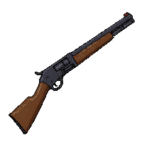 lever action rifle  polished show piece