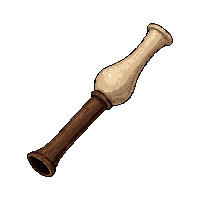 peace pipe club  ivory carved handle