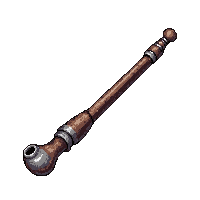peace pipe club  nickel plated shiny