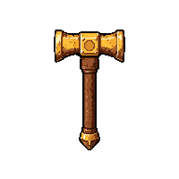 pickaxe mining  gold engraved fancy