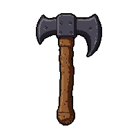 pickaxe mining  oiled and maintained