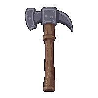 pickaxe mining  pearl handle grip