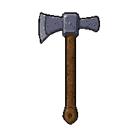 pickaxe mining  scratched and dented
