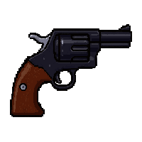 revolver six shooter  custom modified