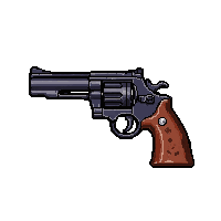 revolver six shooter  pearl handle grip