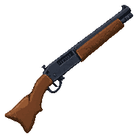 sawed off shotgun  ivory carved handle