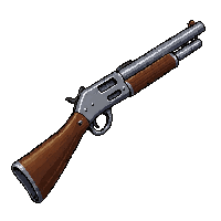 sawed off shotgun  nickel plated shiny