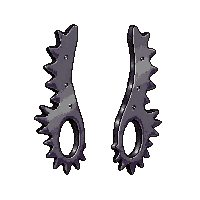 spurs sharp  nickel plated shiny