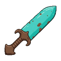 throwing knife set  turquoise stone inlay