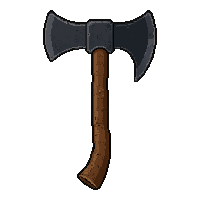 tomahawk throwing axe  dark iron gunmetal