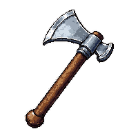 tomahawk throwing axe  nickel plated shiny