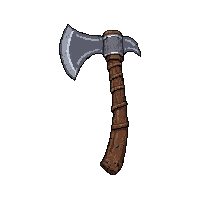 tomahawk throwing axe  silver inlay detail