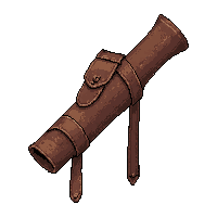 whip leather long  worn leather holster