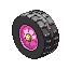 santory 28258 wheel medium black