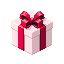 santory 27789 gift white red