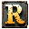 santory 27964 letter R base