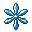 santory 27988 snowflake blue