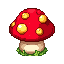 santory 28103 mushroom red