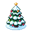 santory 28131 tree pine snow