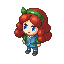 santory 28353 hair red curly