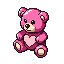 santory 27741 teddy bear pink