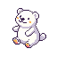 santory 27745 teddy bear white