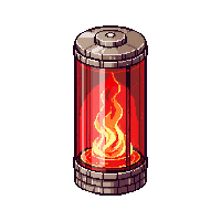 thermal cell red hot cylinder heat energy