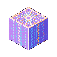 quantum computer alien cube floating data streams