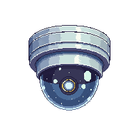 security camera dome ceiling watching lens small