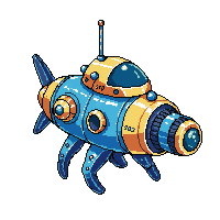 underwater mech submersible propellers pressure suit