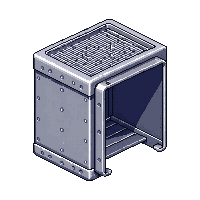 ventilation shaft grate metal air flow duct