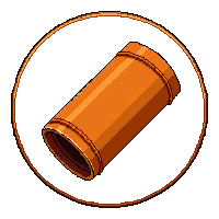 visibility orange  plain fabric