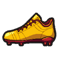 yellow reinforced  studded sole