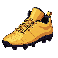 yellow reinforced  with grass stains